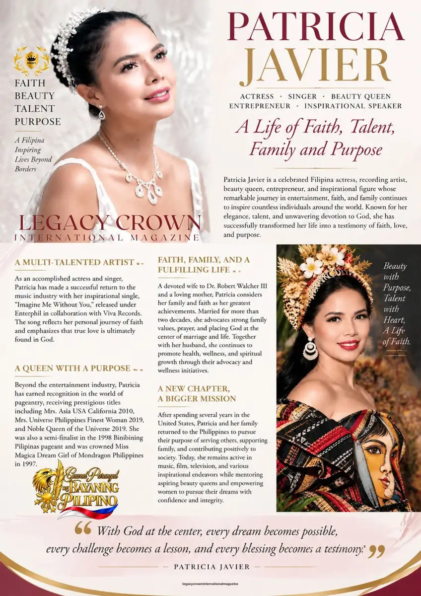 Patricia Javier: A Journey of Grace, Talent, Faith, and Purpose
