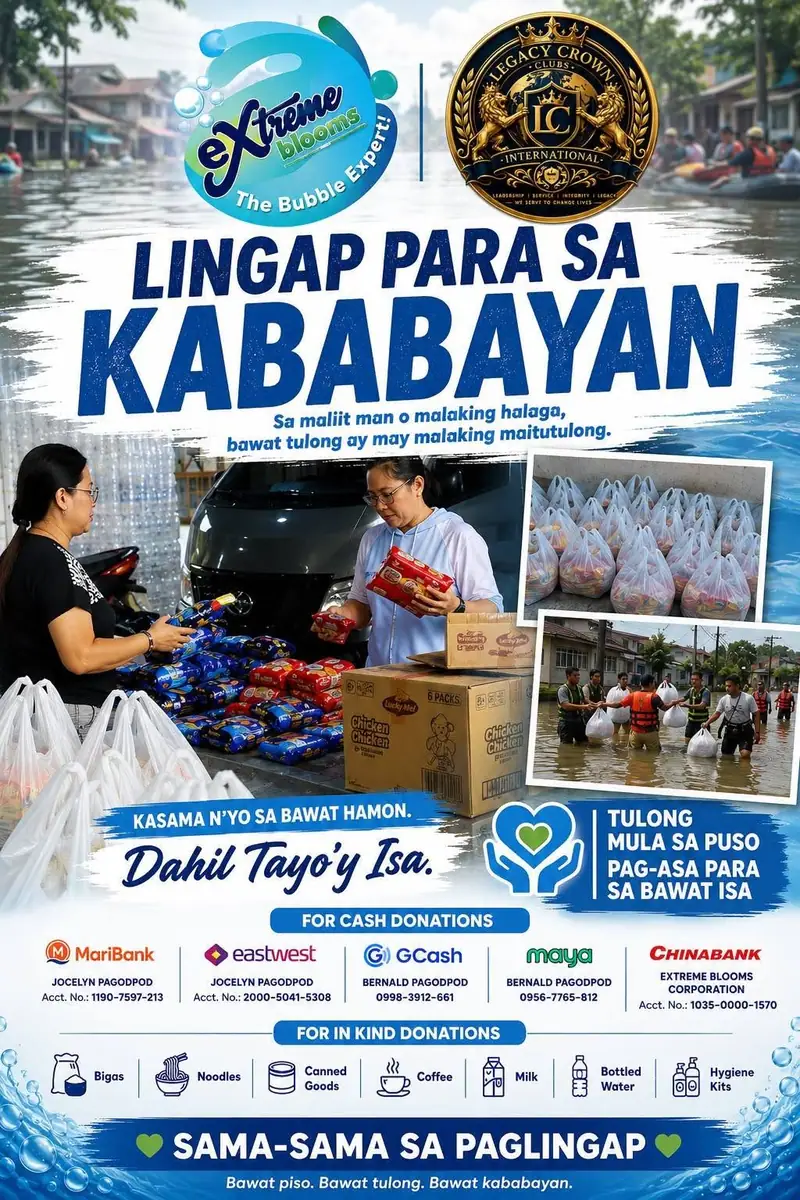 Sa Gitna ng Baha at Hagupit ng Bagyo, Hindi Kayo Nag-iisa.